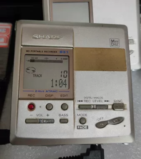 夏普  MD-MT831MD随身听 成色一...