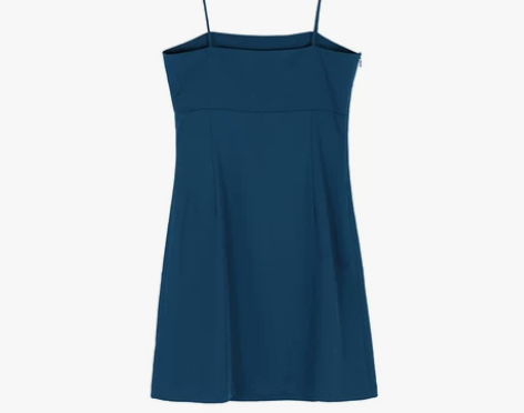 suitor吊带连衣裙女露肩性感高腰修身短...