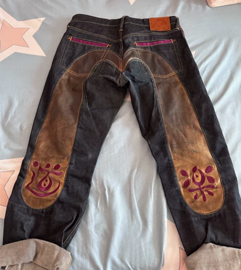 Evisu男士牛仔裤,专柜3000多购入,...