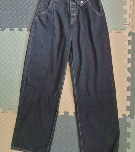 全新阔腿裤，XL码，穿到130斤，裤子比较...