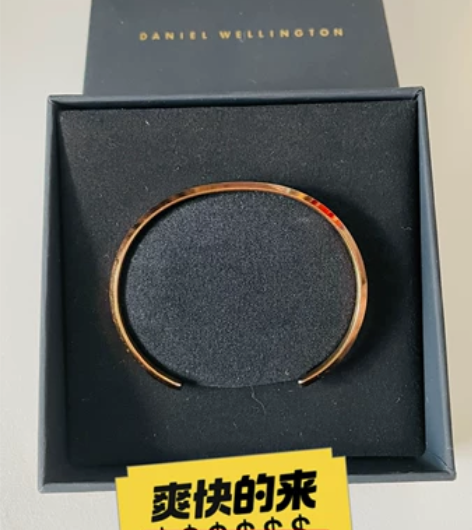 DW手镯   女款  玫瑰金   保真 闲...