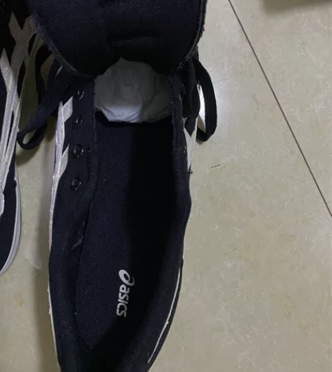 亚瑟士帆布鞋 45码 大码  一次未穿  ...