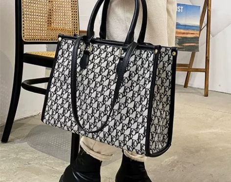 帆布包包女大容量2022新款百搭小众设计手...