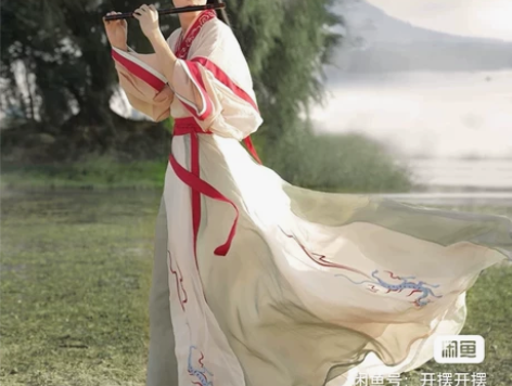 无衣饮羽苍越交领汉服男复原魏晋制十二破六米...