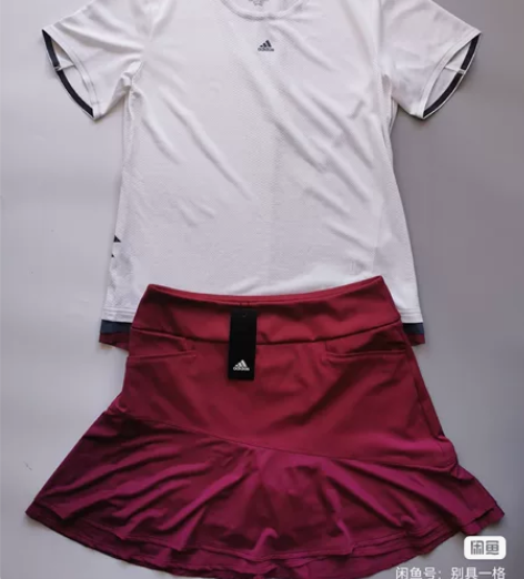 全新正品阿迪达斯adidas女款白色T桖＋...