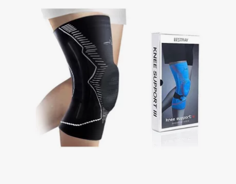 百斯锐 专业机能护膝篮球运动跑步膝盖保护半...