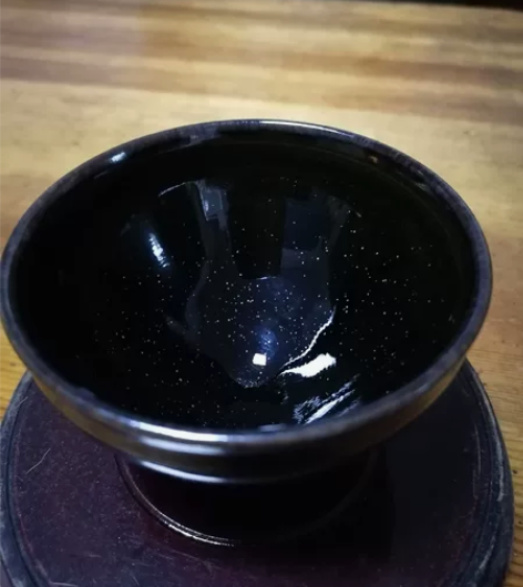 全新无暇蔡炳昆夜幕窑宝，底款七十周年。玻化...