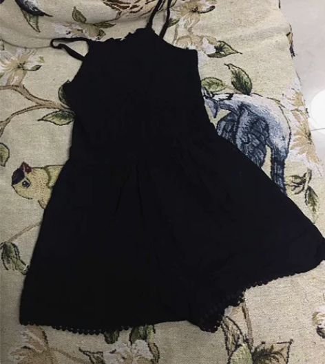 全新包邮原箪 黑 吊带 连体裤 短裤 连衣...