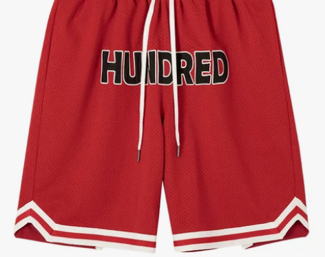 SANBAI 叁佰美式高街运动短裤男夏季网...