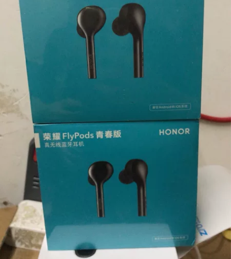 荣耀青春版耳机 黑色 全新 支持安卓ios...