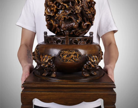 九转乾坤鼎摆件招财时来运转镇宅九龙鼎客厅装...