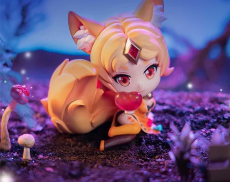 王者荣耀妲己魅力之狐Q版手办，全新未拆封，...