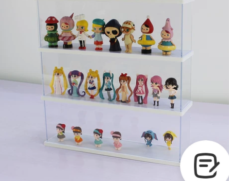 手办收纳盒泡泡马特亚克力展示柜透明乐高模型...