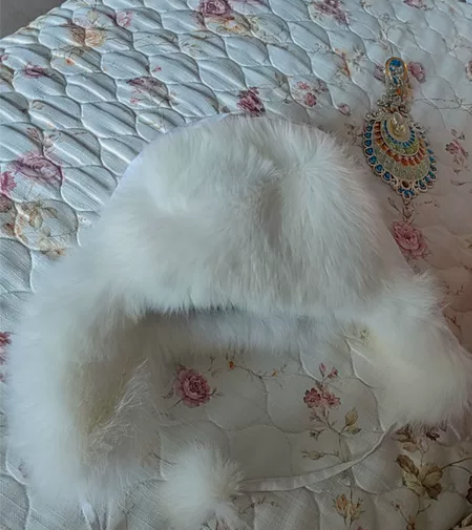 儿童兔毛雷锋帽 感兴趣的话点“我想要”和我...