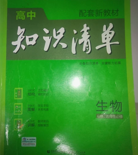 知识清单新教材人教版高中生物 去年买的,分...