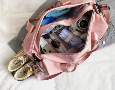 游泳包干湿分离健身包女小便携泳衣收纳袋防水...