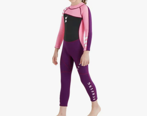 儿童冬季防寒男女童宝宝游泳衣保暖保温潜水服...