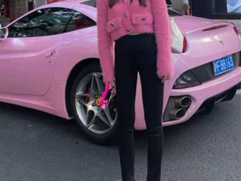 tingtings 秋冬黑色紧身加绒休闲裤...