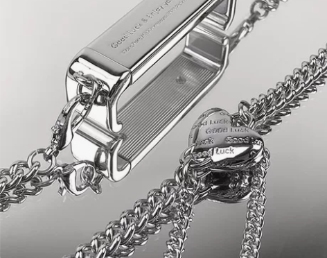 手机挂绳2022年爆款夹挂链手机壳斜挎链配...