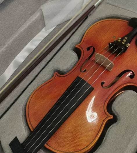 去年买的小提琴，老师推荐的牌子，弹过一个周...
