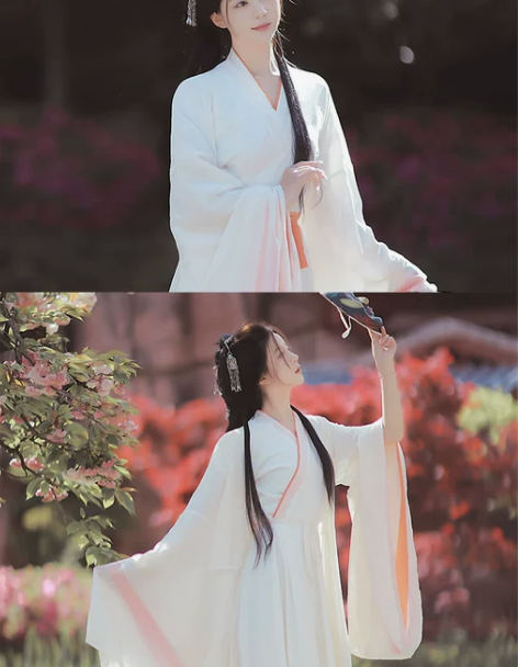 神明少女汉服女夏季魏晋古风中国风广袖流仙裙...