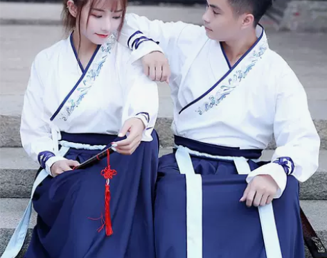 传统汉服2018秋装新款绣花交领襦裙日常武...