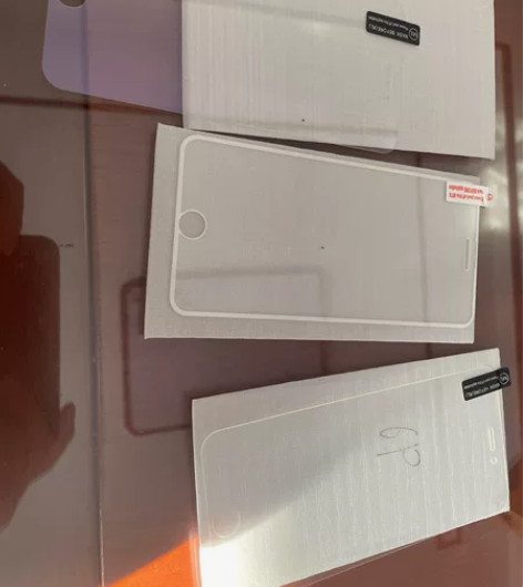 包邮苹果6sp钢化膜 屏幕保护膜3张一张高...