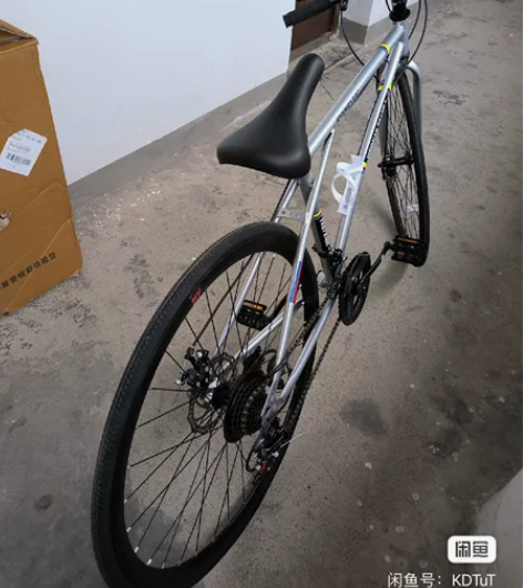 EG7变速死飞,26寸40刀,买了一个月没...