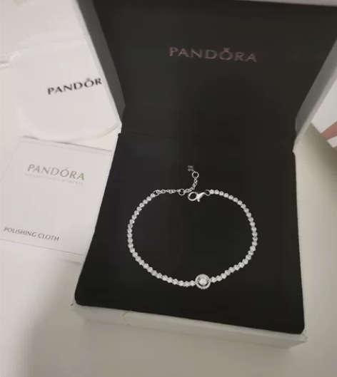 潘多拉网球手链，全新，盒子啥的都在 感兴趣...