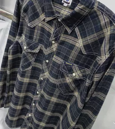 全新原出 Texwood 萍果男士格子长袖...