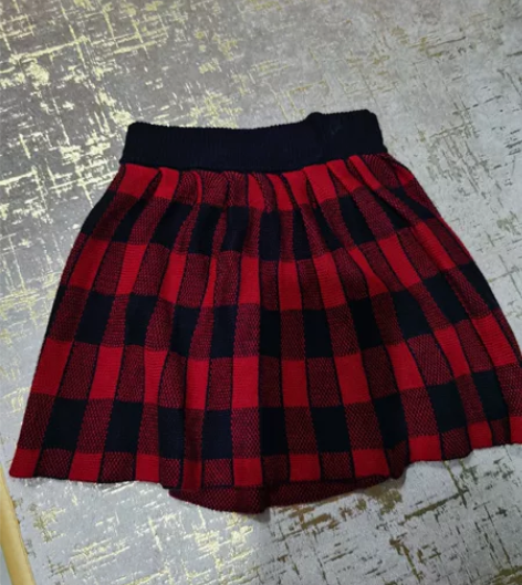 幼悠女童学院风百搭小短裙春秋装新款儿童洋气...