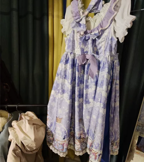 重装小兔雪球柄Lolita jsk+内搭+...