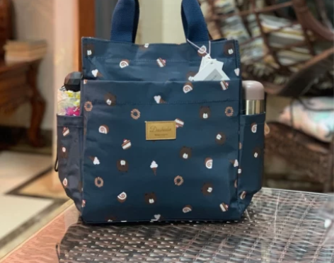 上班族外出带饭装饭盒包保温便当包手提袋子帆...