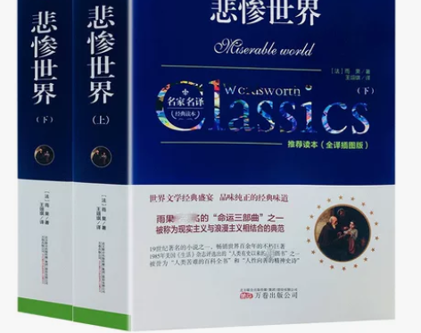 【完整版1330页】悲惨世界书正版雨果上下...