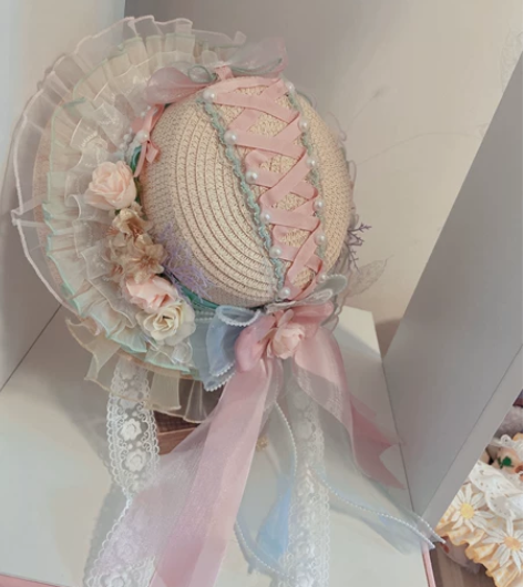 lolittla草帽 可改色 感兴趣的话点...