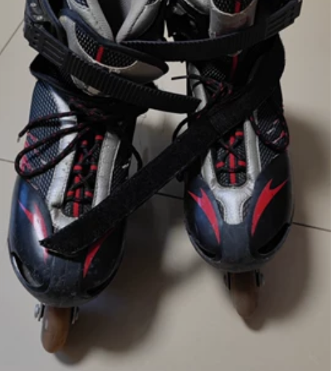 男士单排旱冰鞋  7成新， 可更换滚轮！ ...