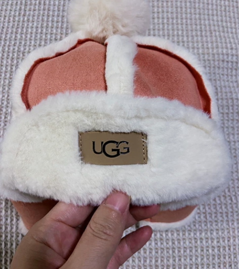 儿童Ugg秋冬季保暖护耳帽儿童新款宝宝帽男...