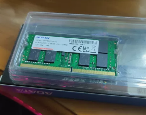 京东购买的内存条ddr4 3200只有一条...