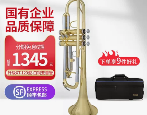 星海降b调小号乐器XT-100/120乐队...
