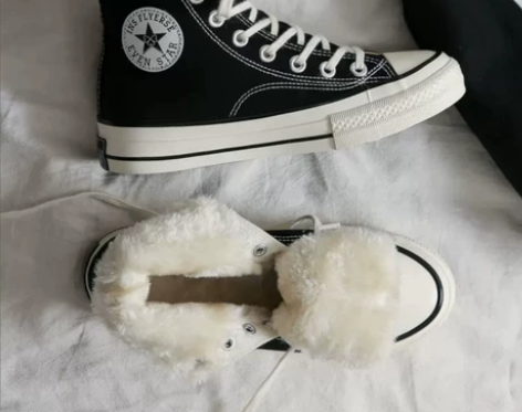 冬季加绒帆布鞋男鞋高帮百搭大码鞋子韩版小众...