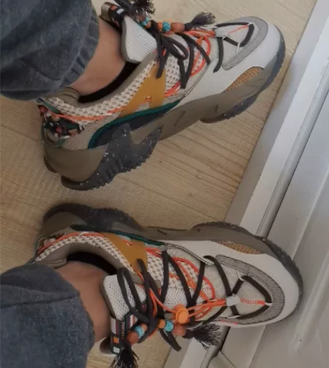 李宁CF悟行配色秀款千行策休闲鞋男 穿了一...