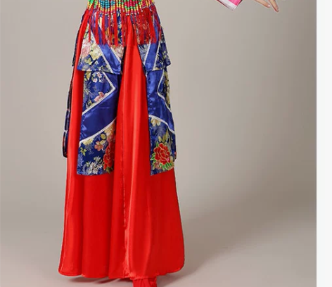 藏族演出服表演服2018藏族戴天头表演服