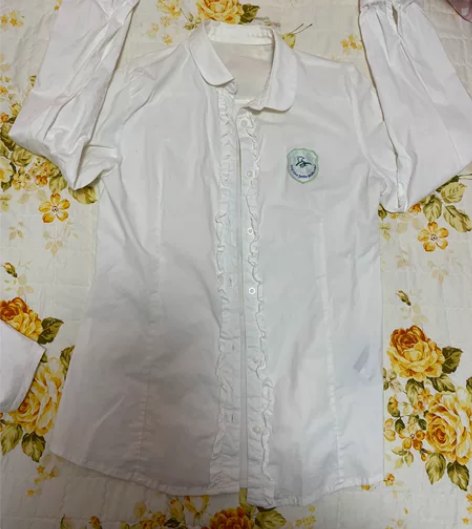 风华初级中学校服 180cm的长袖衬衫1件...