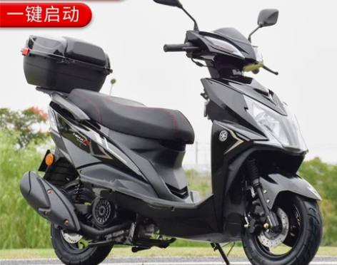 新款踏板摩托车女装车坤豪全新国四电喷省油新...