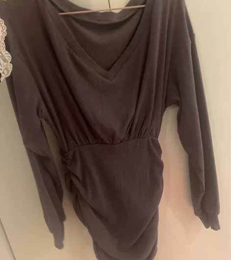 灰色针织包臀裙 均码 弹力很大