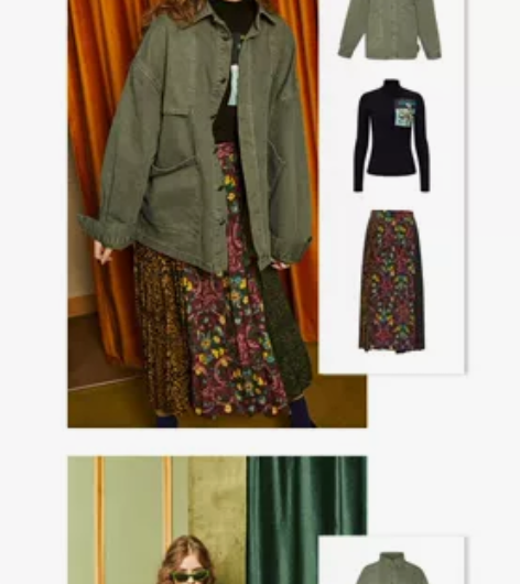 两三事家的绿色外套，穿过一次，洗过一次 感...