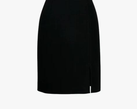 MOMANCE 三醋酸哑光 职业西装裙铅笔...