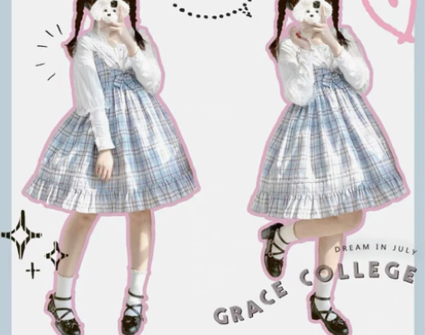 全新 格瑞丝学院JSK 原创lolita学...