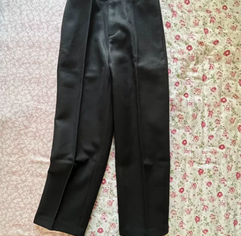 秋冬款加厚毛呢料休闲裤,羊毛面料,腰围68...