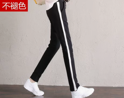 女童纯棉运动裤春秋女大童长裤显瘦铅笔裤修身...